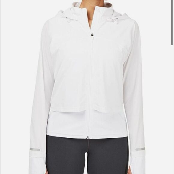 Sweaty Betty Fast Track‎ zip up hooded Running Jacket Size M white - Picture 1 of 12
